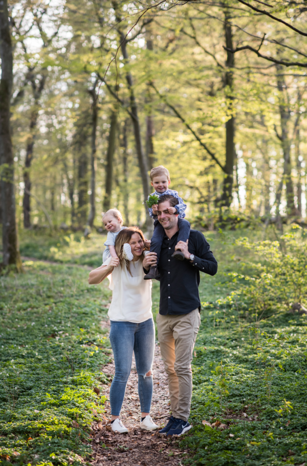 Familjefotografering utomhus